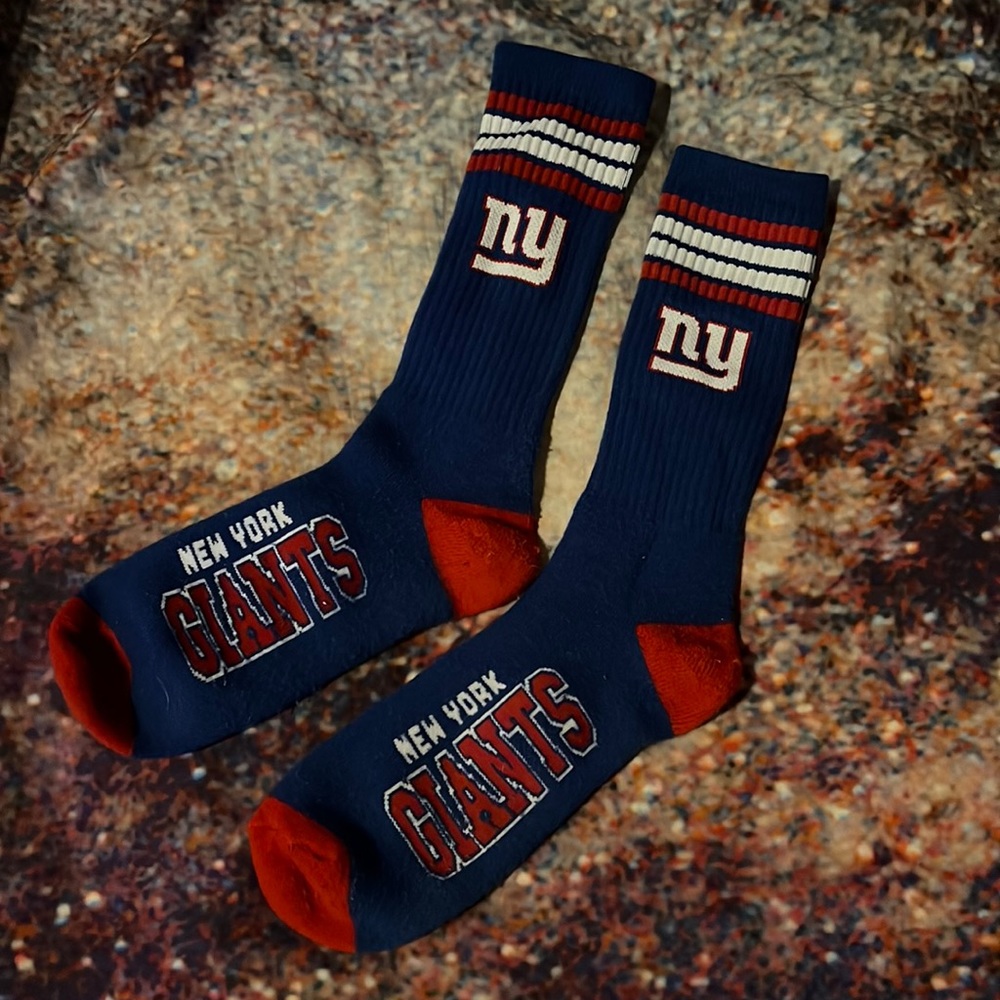 NY Football Giants- Team Socks by NFL Shop/ Reebok